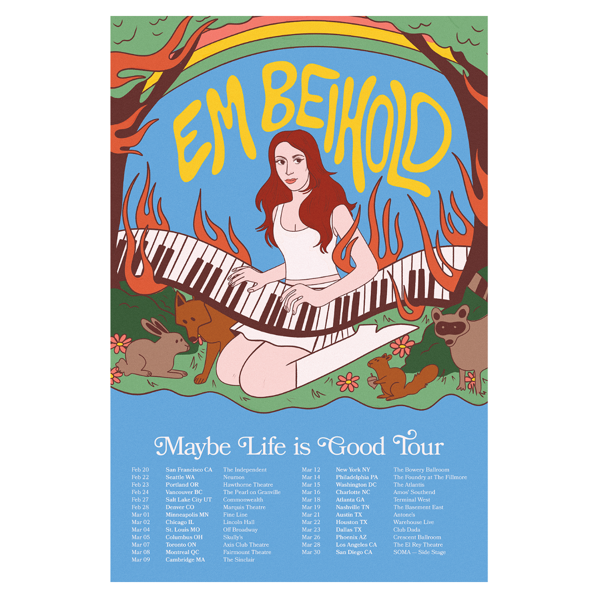 Maybe Life Is Good Tour Poster